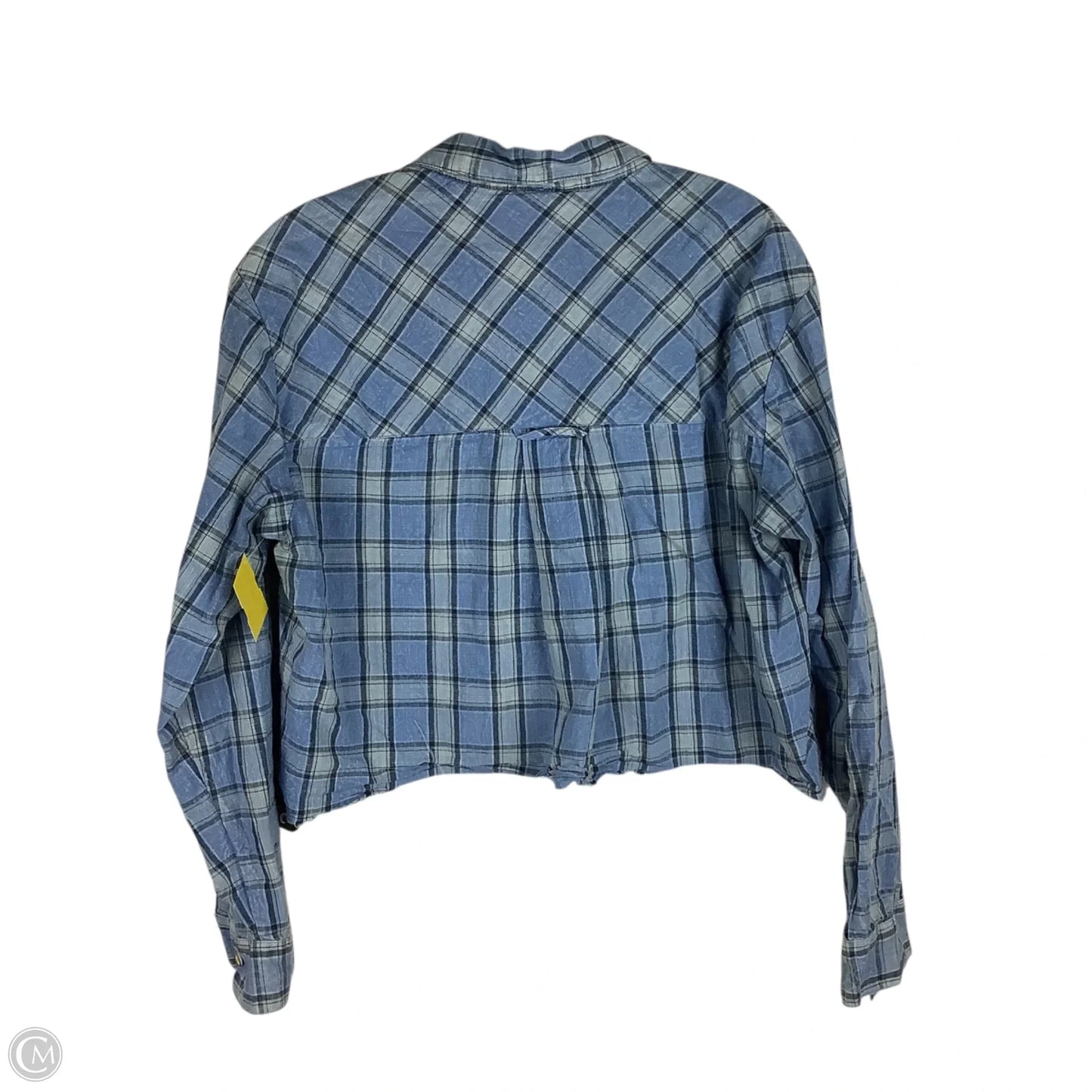 Top Long Sleeve By Pilcro In Blue, Size: M