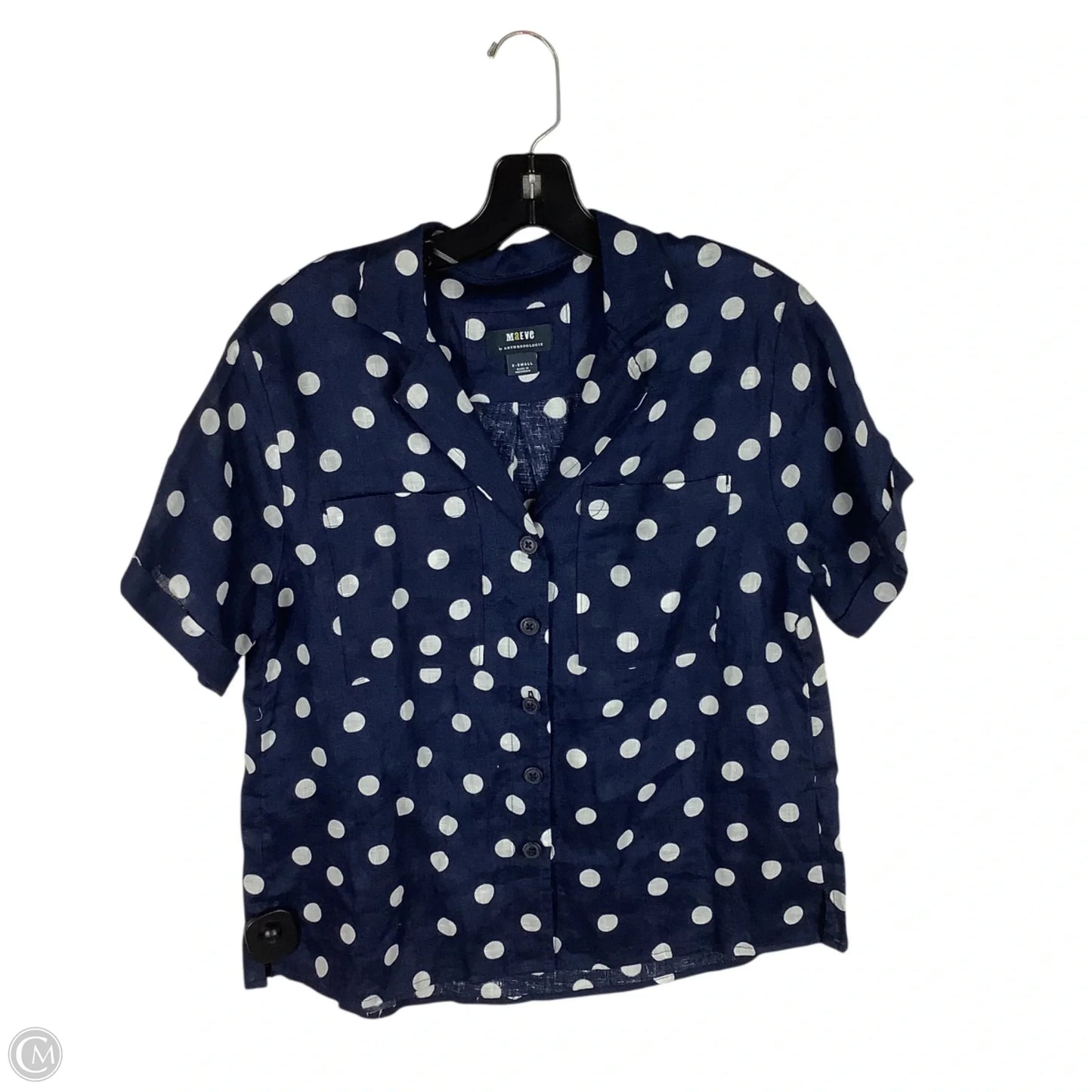 Top Short Sleeve By Maeve In Navy, Size: Xs