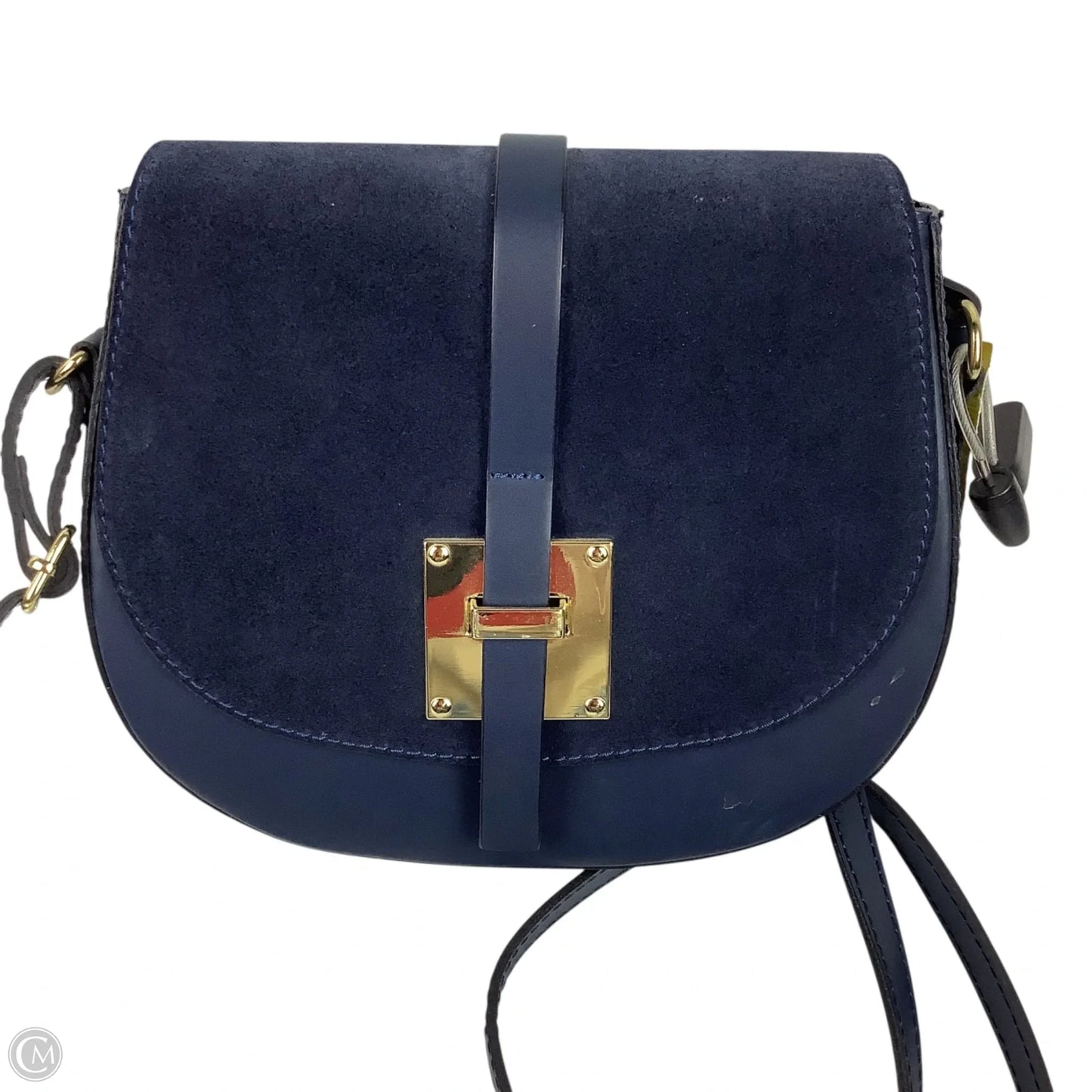 Crossbody Leather By Clothes Mentor, Size: Medium