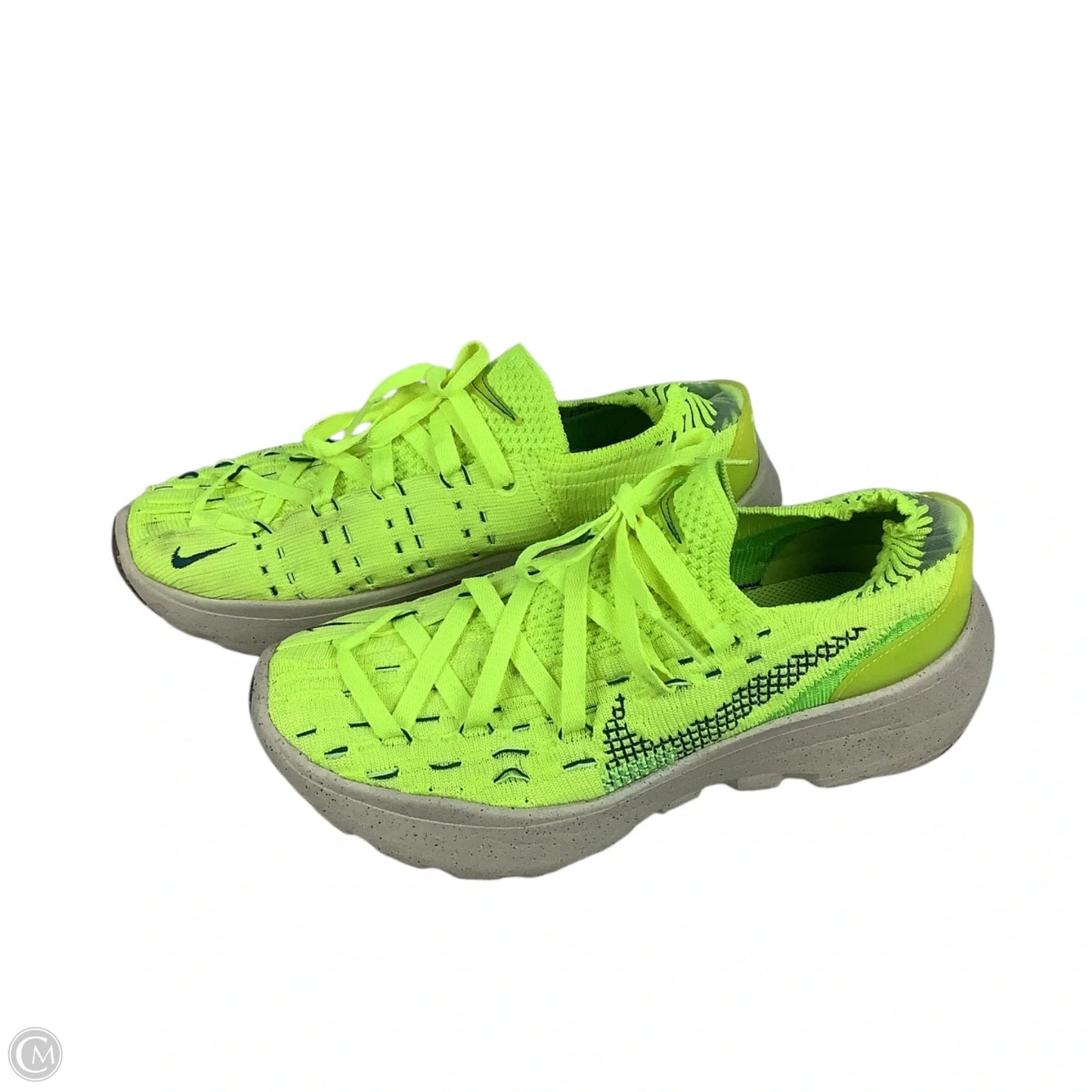Shoes Athletic By Nike In Yellow, Size: 8