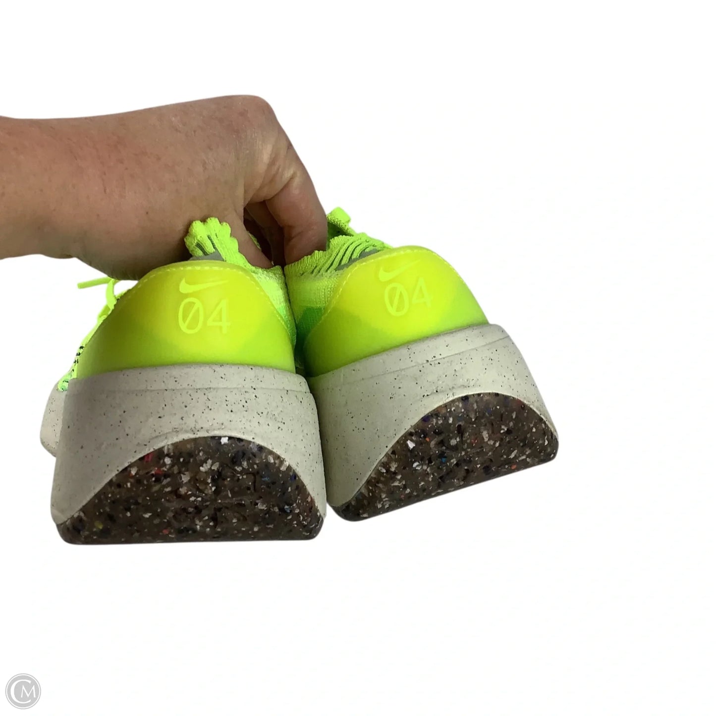 Shoes Athletic By Nike In Yellow, Size: 8