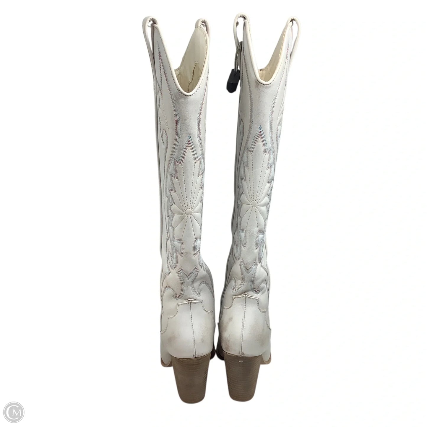 Boots Western By Clothes Mentor In White, Size: 5.5
