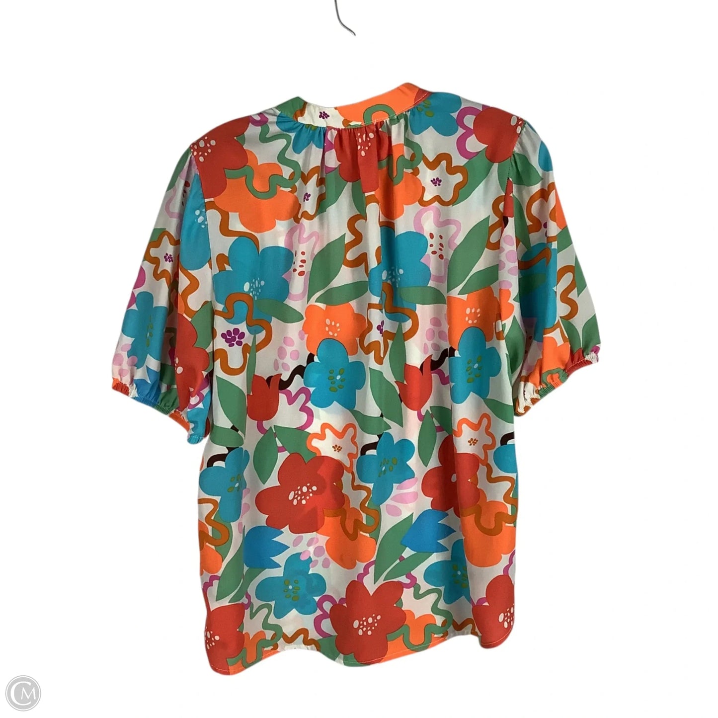 Top Short Sleeve By Entro In Multi-colored, Size: L