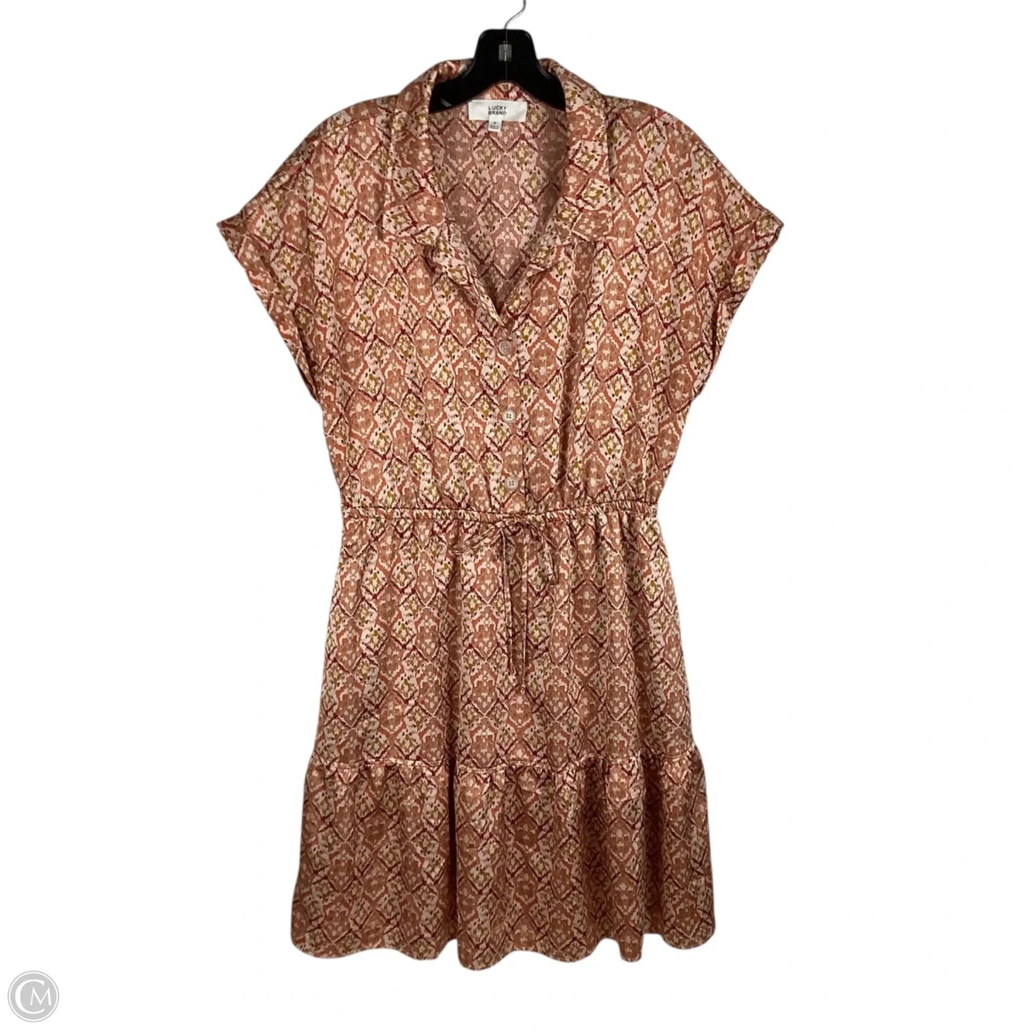 Dress Casual Short By Lucky Brand In Orange, Size: M