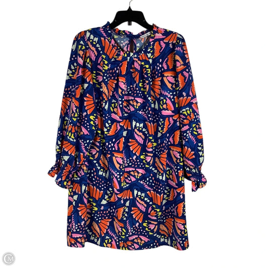 Dress Casual Short By Michelle Mcdowell In Blue, Size: L