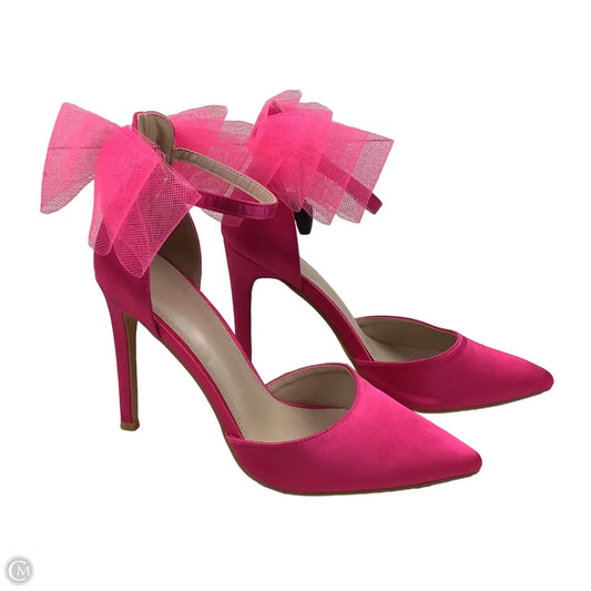 Shoes Heels Stiletto By Clothes Mentor In Pink, Size: 9.5