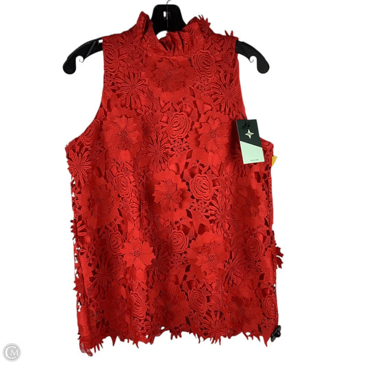 Top Sleeveless By Tuckernuck In Red, Size: S