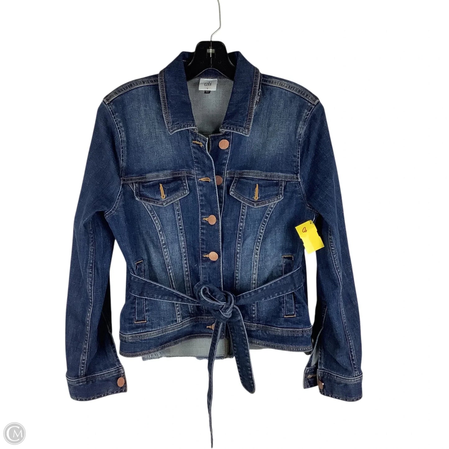 Jacket Denim By Cabi In Blue Denim, Size: S