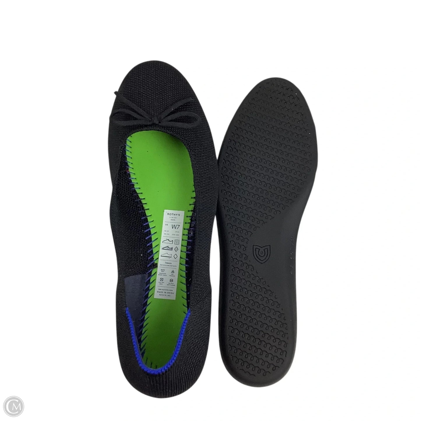 Shoes Flats By Rothys In Black, Size: 7