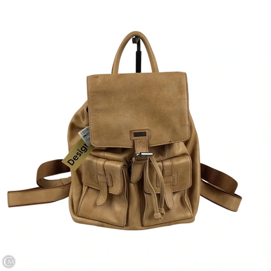 Backpack Leather By Clothes Mentor, Size: Medium