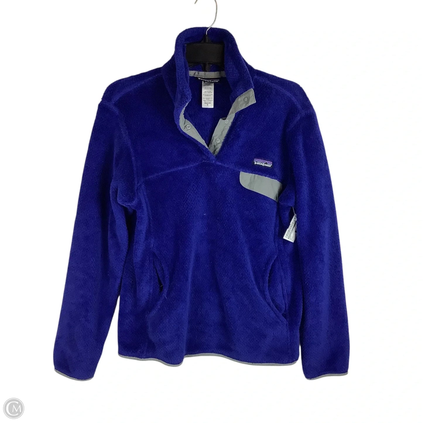 Jacket Fleece By Patagonia In Blue, Size: M