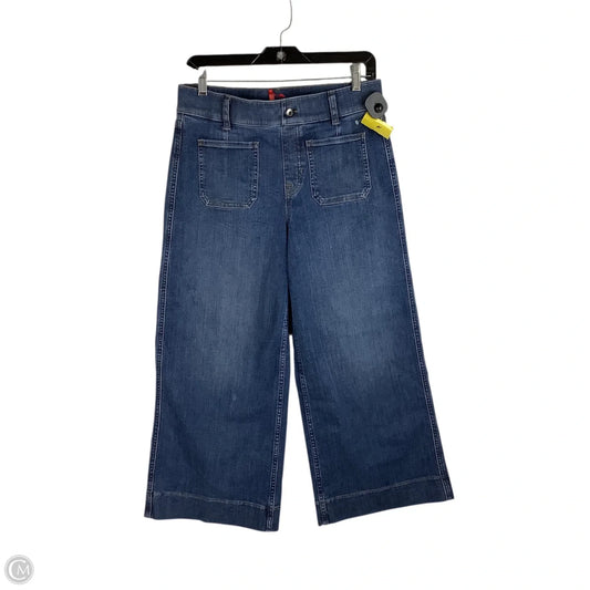 Jeans Wide Leg By Spanx In Blue Denim, Size: M