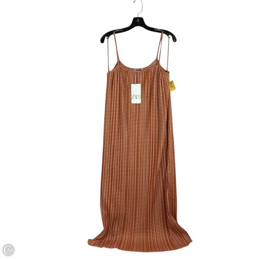 Dress Casual Maxi By Zara In Orange, Size: S