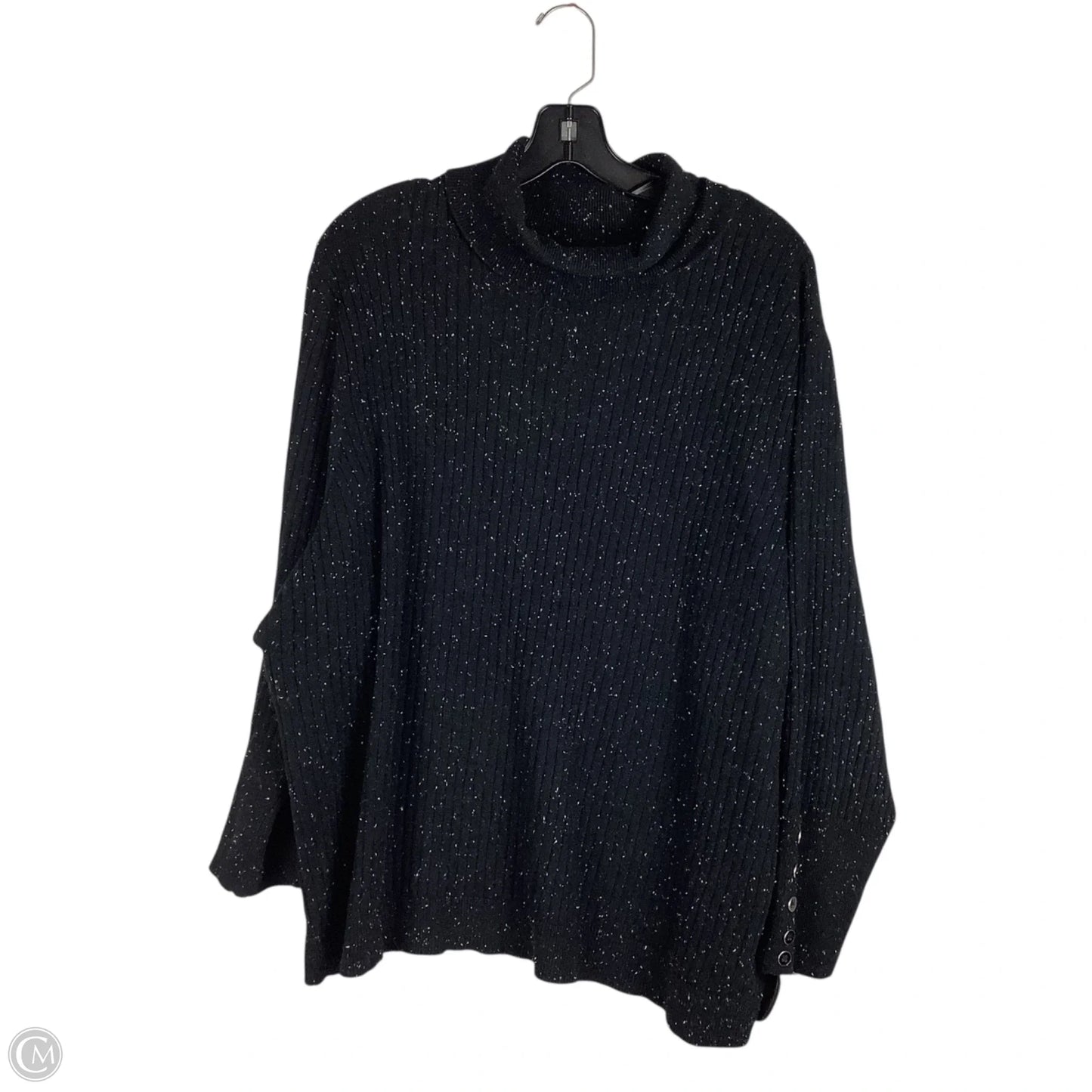 Sweater By Talbots In Black, Size: 3x