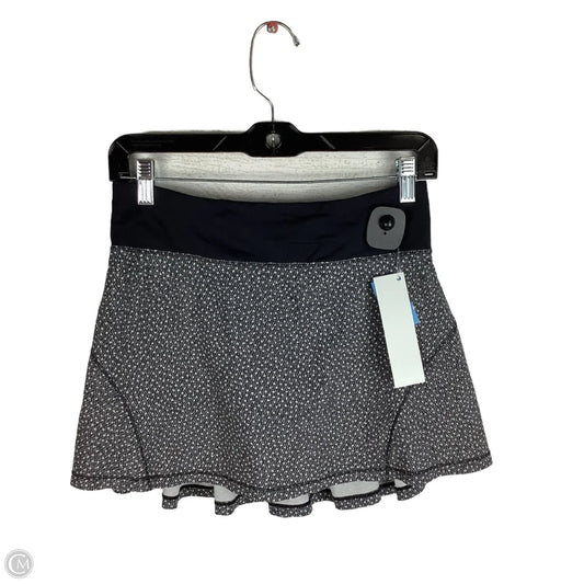 Athletic Skirt By Lululemon In Grey, Size: 4
