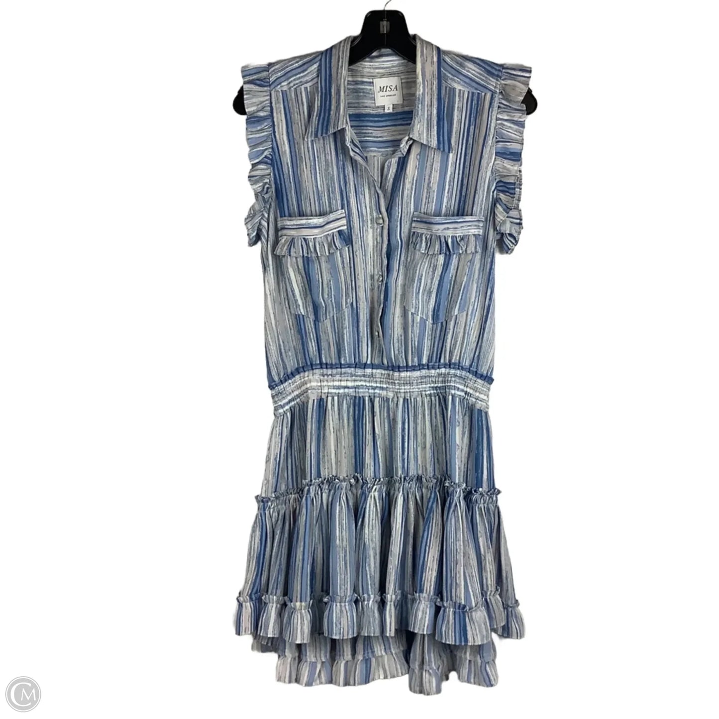 Dress Designer By Misa In Blue, Size: S