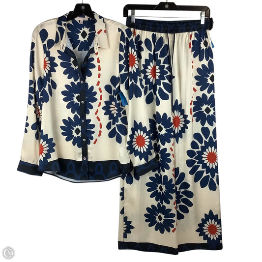 Pants Set 2pc By Skies Are Blue In Floral Print, Size: S