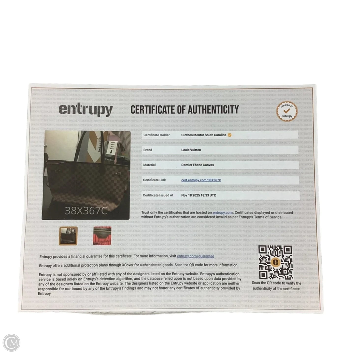 Handbag Luxury Designer By Louis Vuitton, Size: Medium