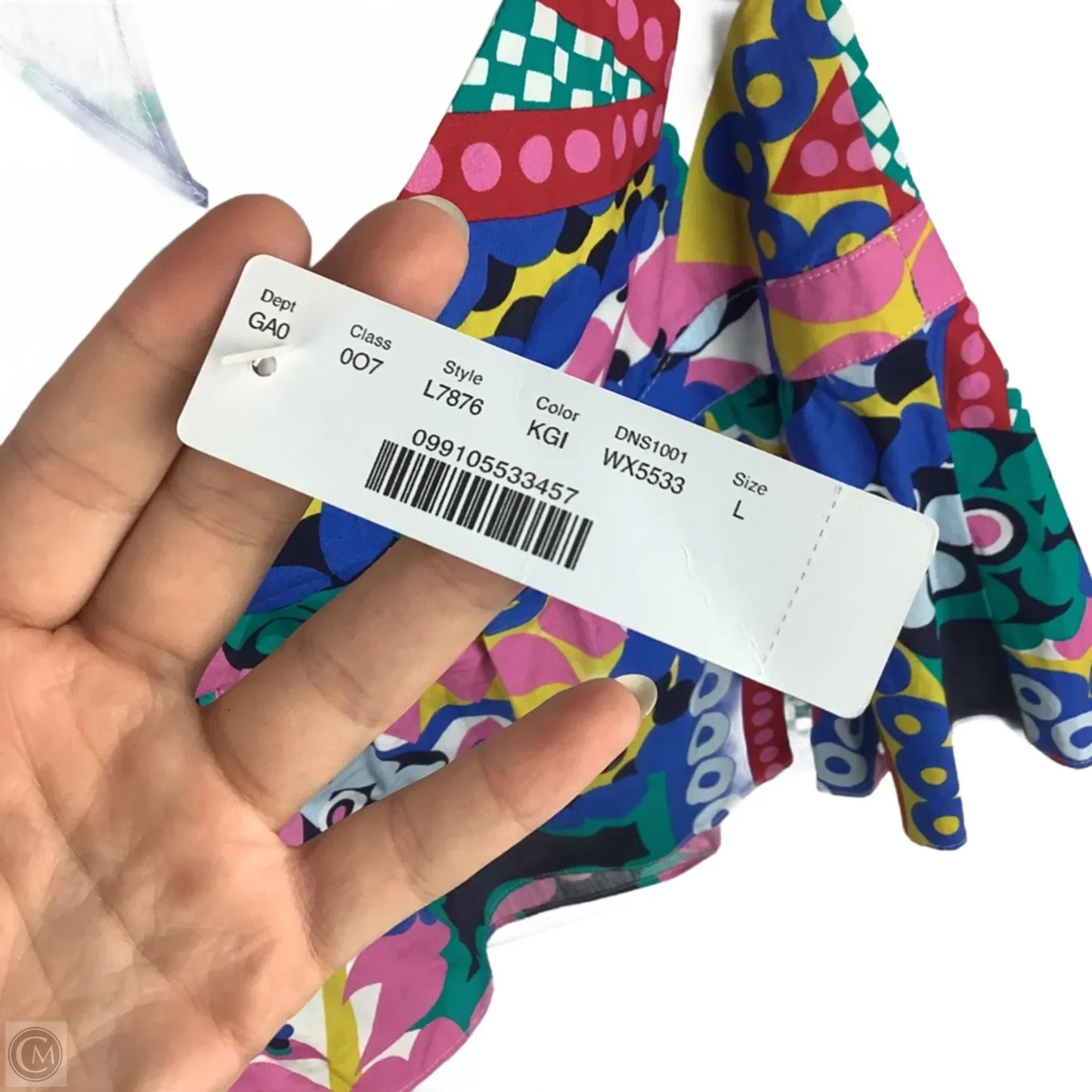 Top Sleeveless By J. Crew In Multi-colored, Size: L