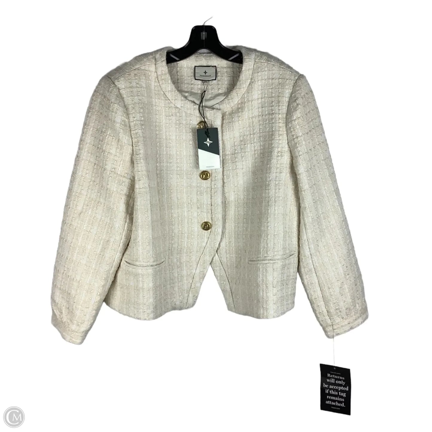 Blazer By Tuckernuck In Cream, Size: Xxl