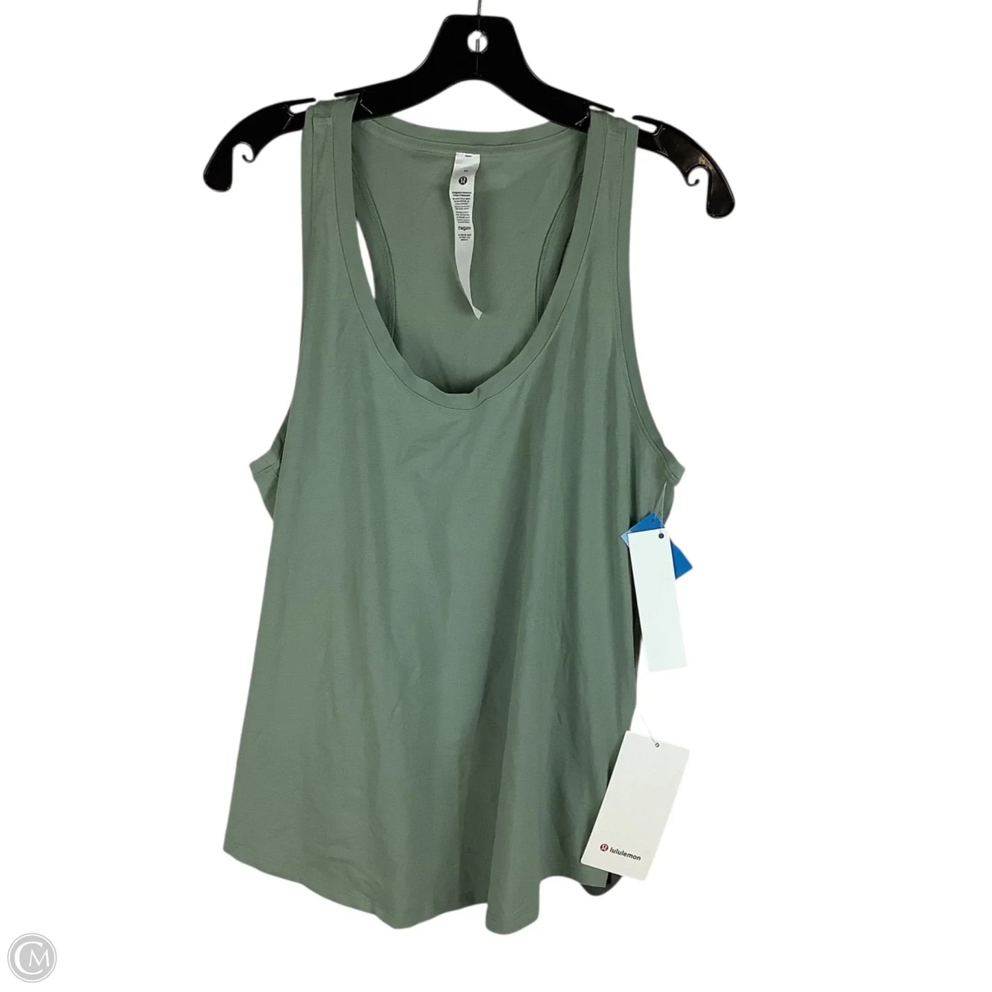 Athletic Tank Top By Lululemon In Green, Size: 10