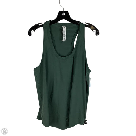 Athletic Tank Top By Lululemon In Green, Size: 10