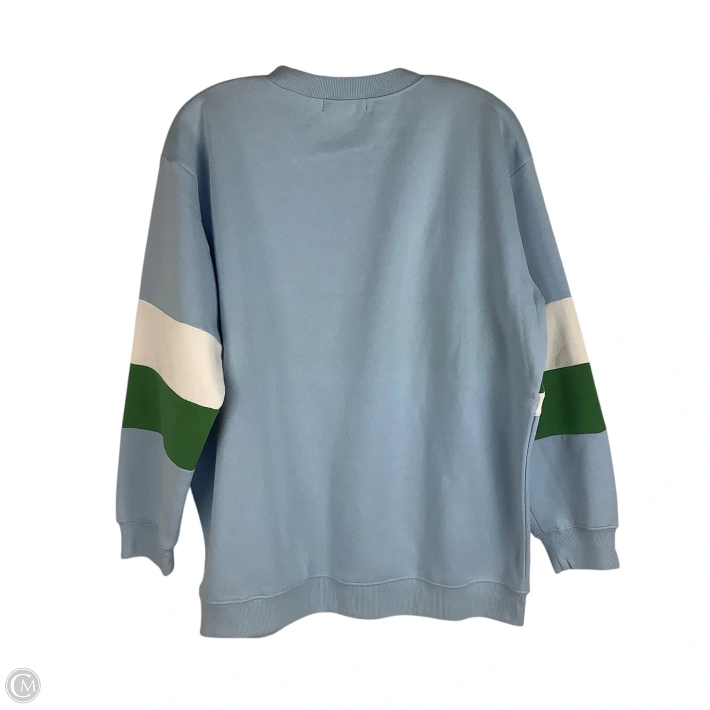 Sweatshirt Crewneck By Cmc In Blue & Green, Size: Xl
