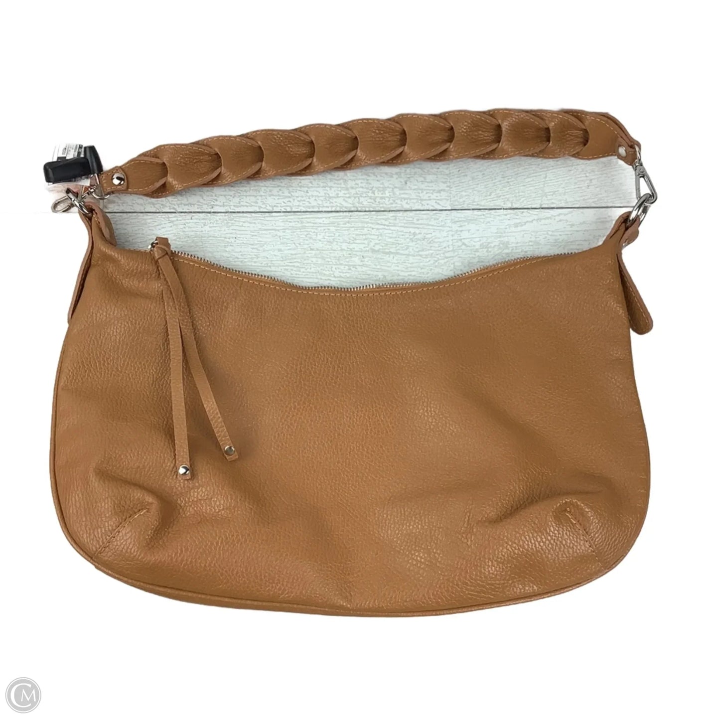 Handbag Leather By Cmc, Size: Medium