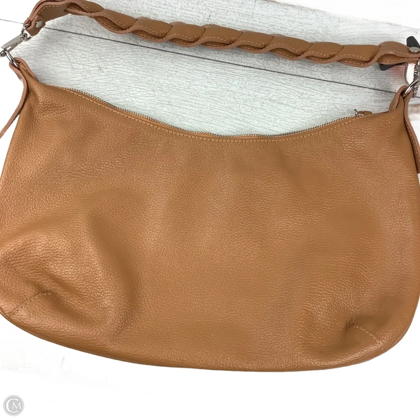 Handbag Leather By Cmc, Size: Medium