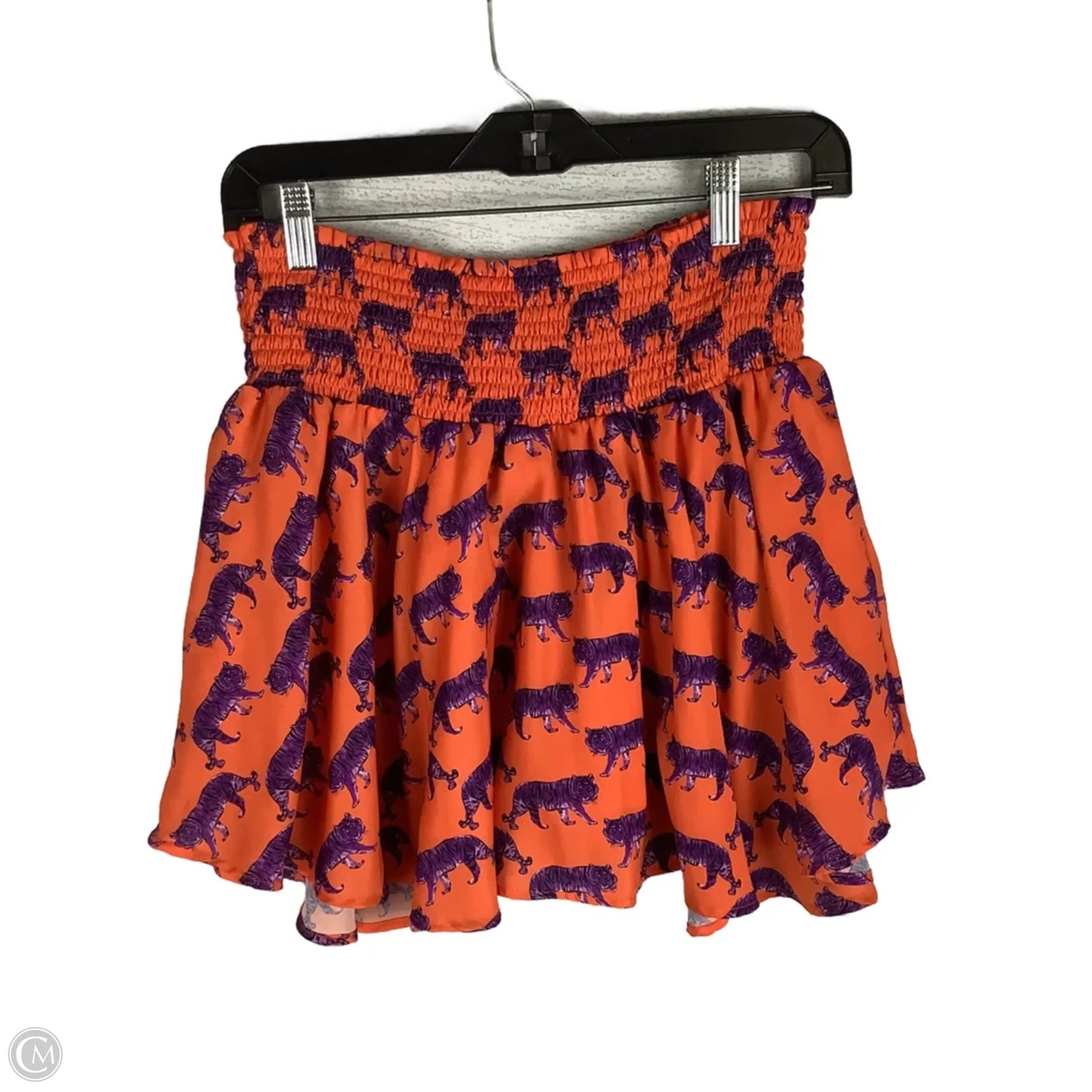 Skort Mini & Short By Clothes Mentor In Orange, Size: S