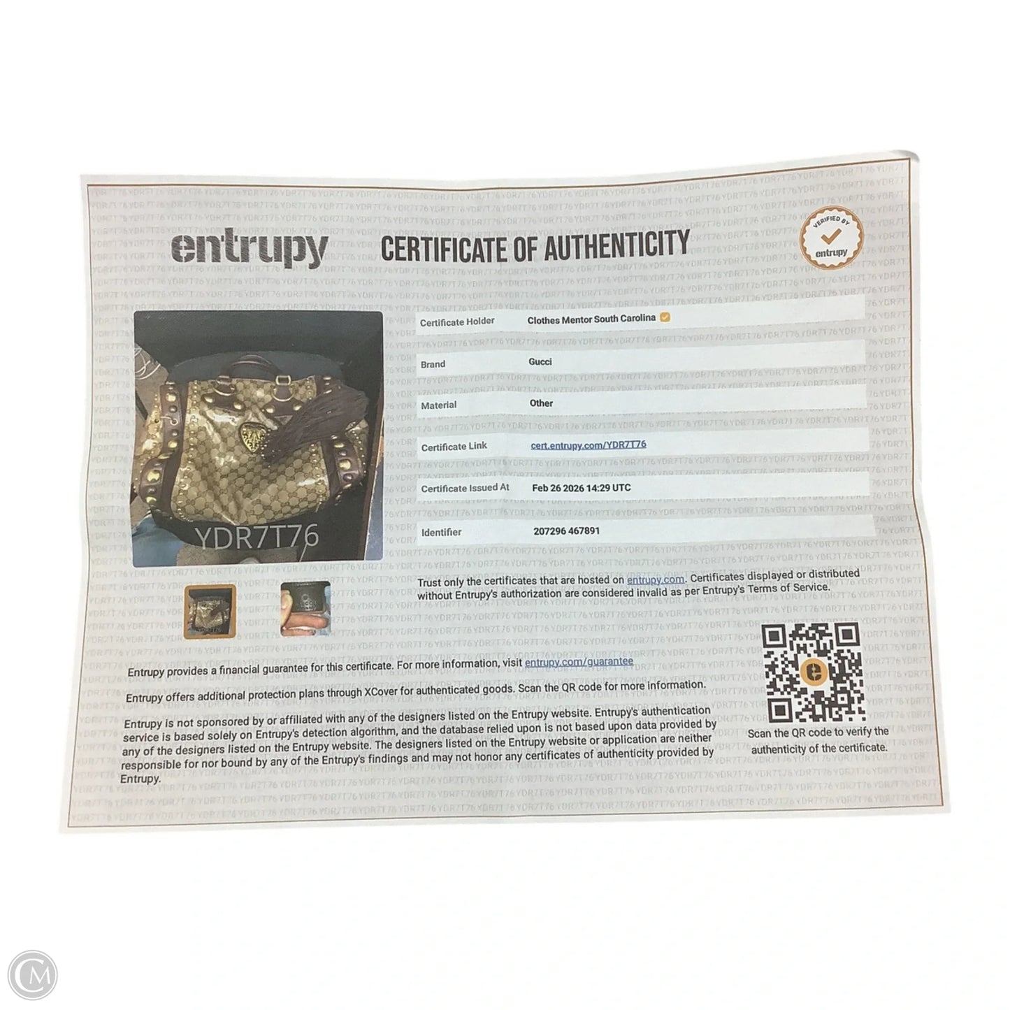 Handbag Luxury Designer By Gucci, Size: Large