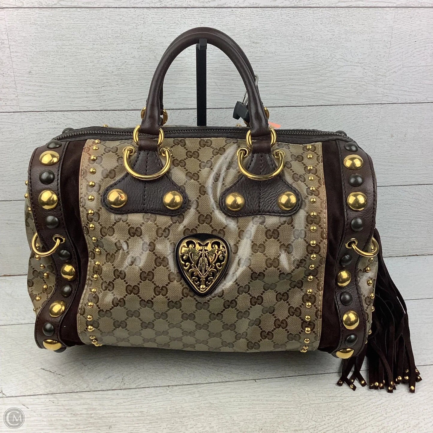 Handbag Luxury Designer By Gucci, Size: Large