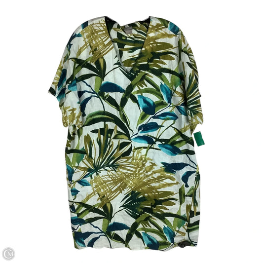 Dress Casual Short By Chicos In Tropical Print, Size: L (12/14)