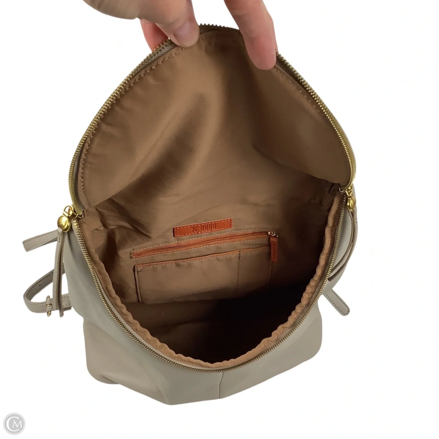 Backpack Leather By Hobo Intl, Size: Large