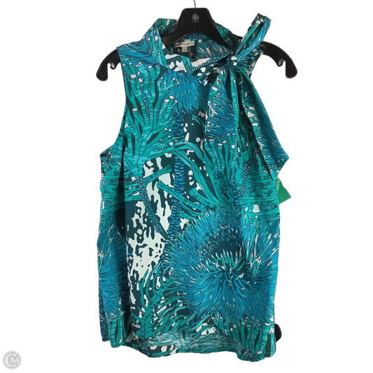 Top Sleeveless By Tyler Boe In Teal, Size: M