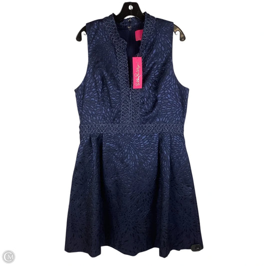 Dress Designer By Lilly Pulitzer In Navy, Size: 16