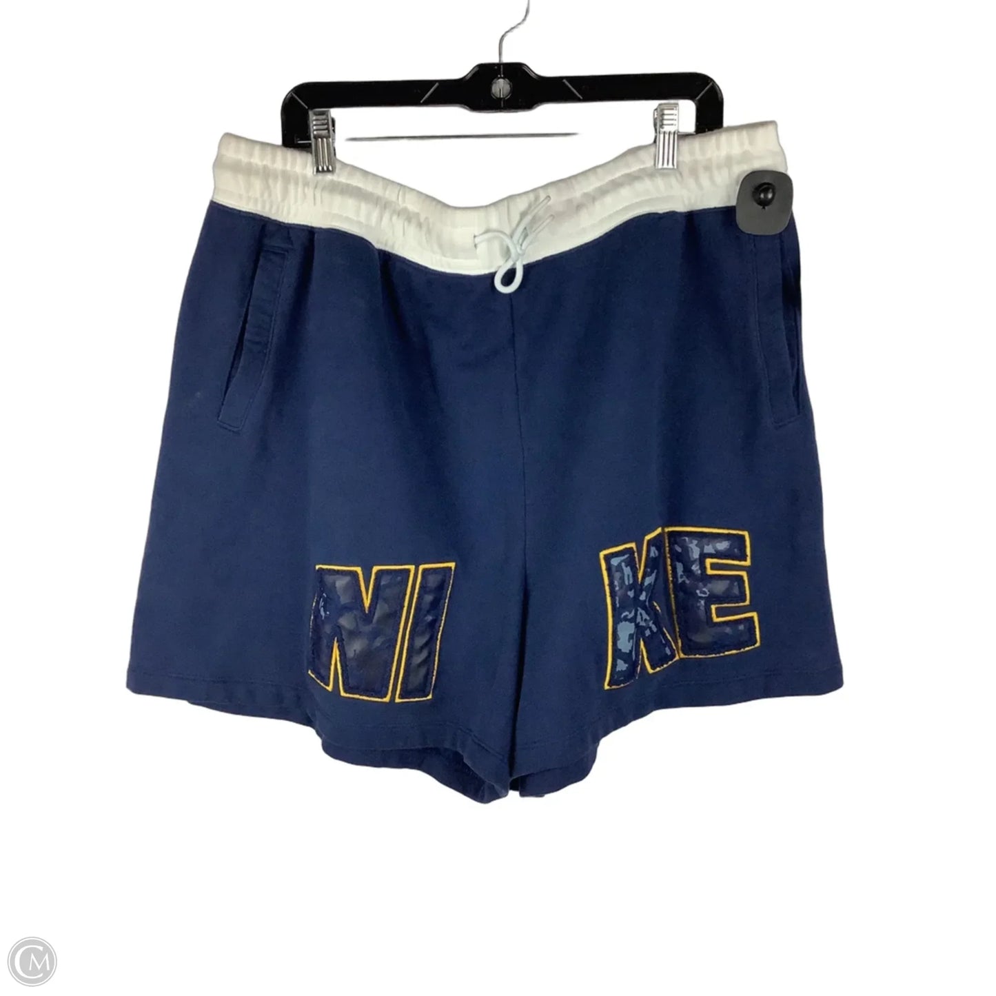 Athletic Shorts By Nike Apparel In Navy, Size: Xxl