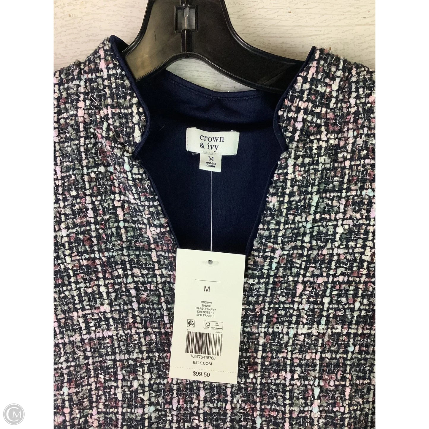 Dress Work By Crown And Ivy In Navy, Size: M