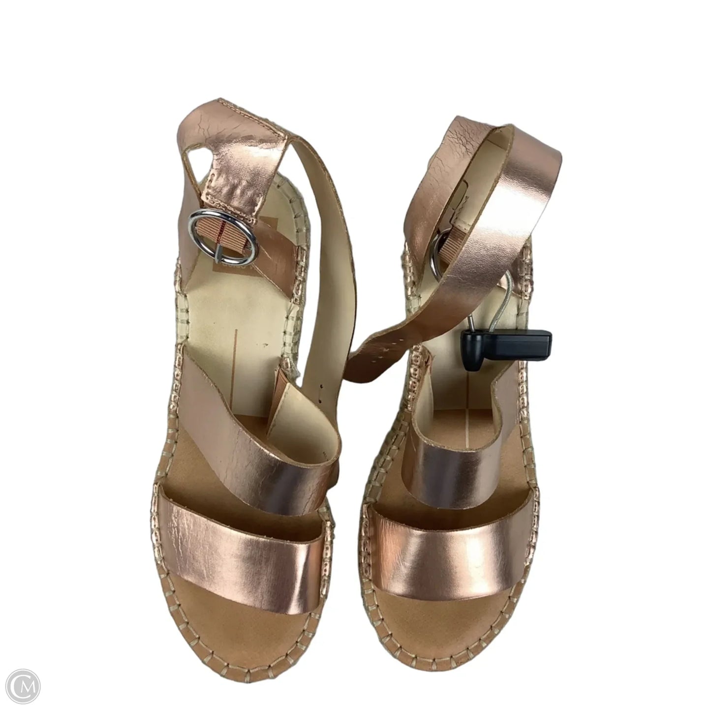 Sandals Heels Wedge By Dolce Vita In Rose Gold, Size: 9.5