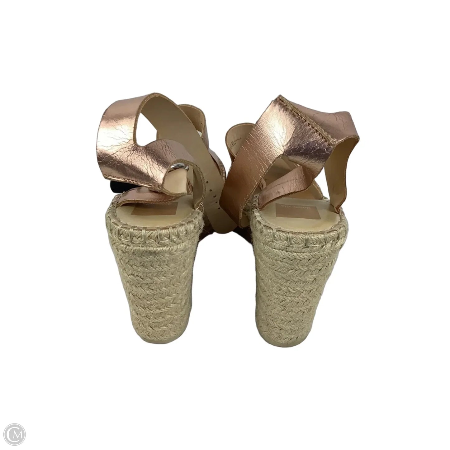Sandals Heels Wedge By Dolce Vita In Rose Gold, Size: 9.5