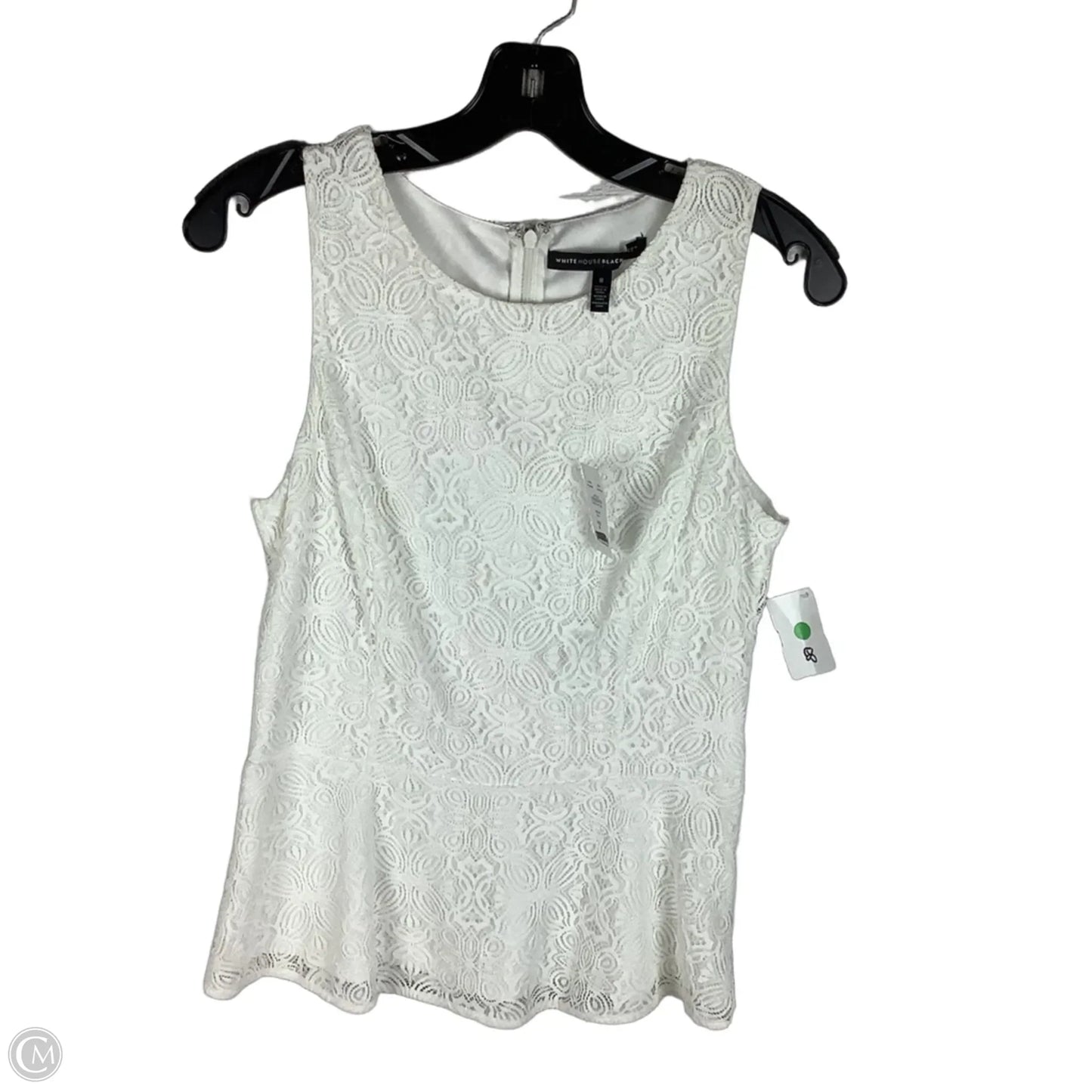 Top Sleeveless By White House Black Market In White, Size: 8
