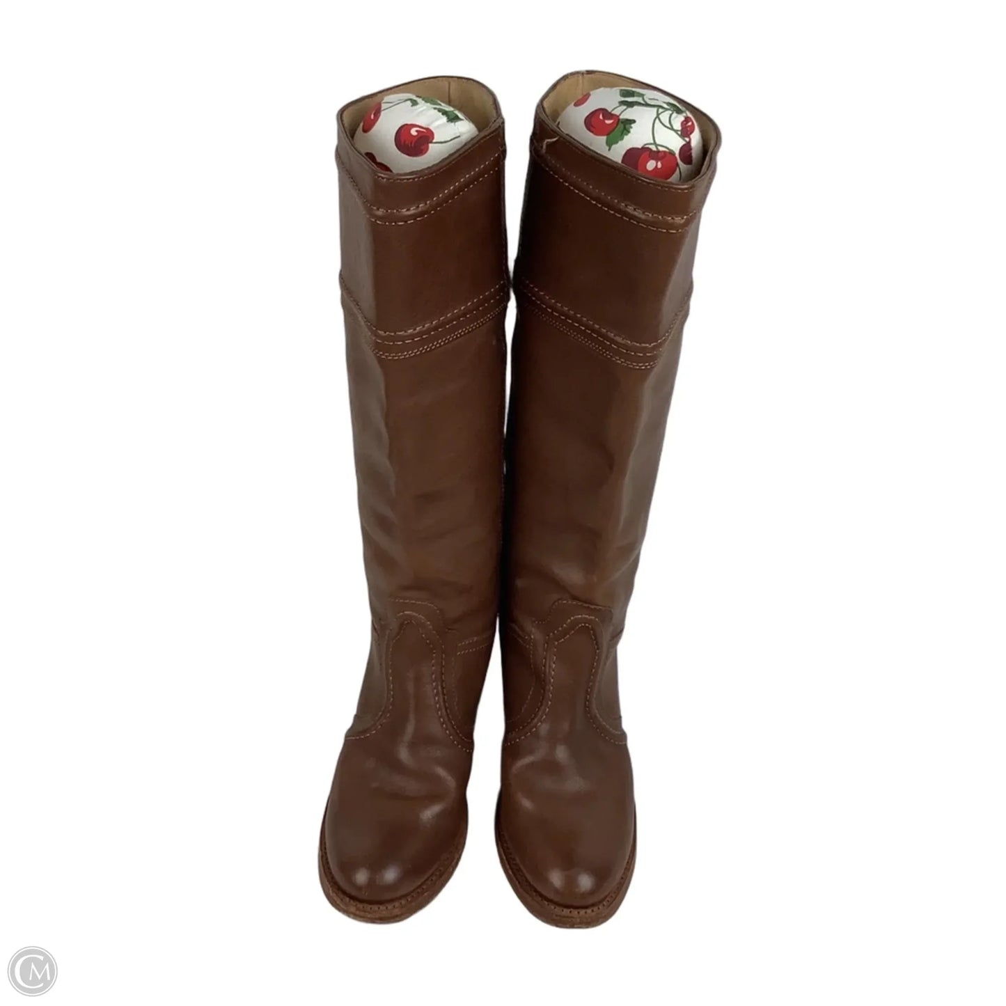 Boots Designer By Frye In Brown, Size: 7.5