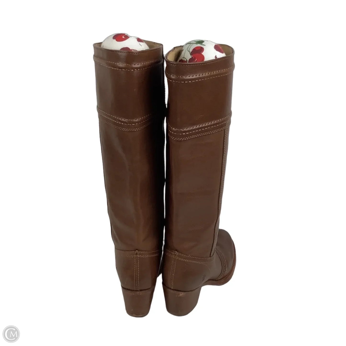 Boots Designer By Frye In Brown, Size: 7.5