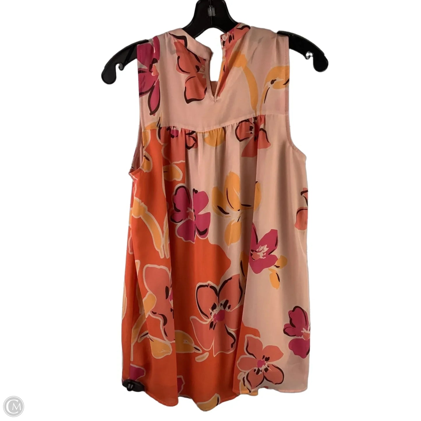 Top Sleeveless By Dr2 In Floral Print, Size: S