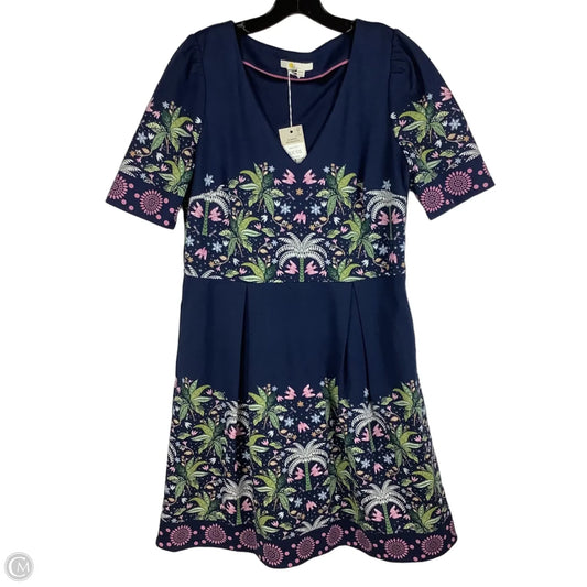 Dress Casual Midi By Boden In Navy, Size: 10