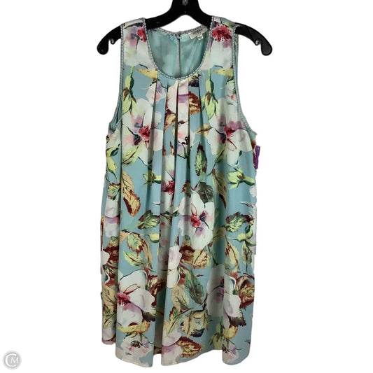 Dress Casual Short By Umgee In Floral Print, Size: L