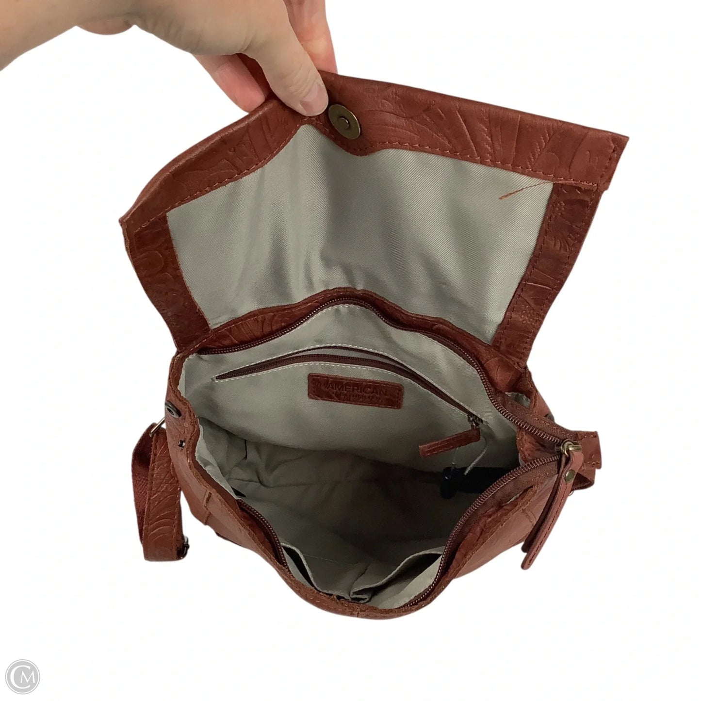 Backpack Leather By Cmc, Size: Medium