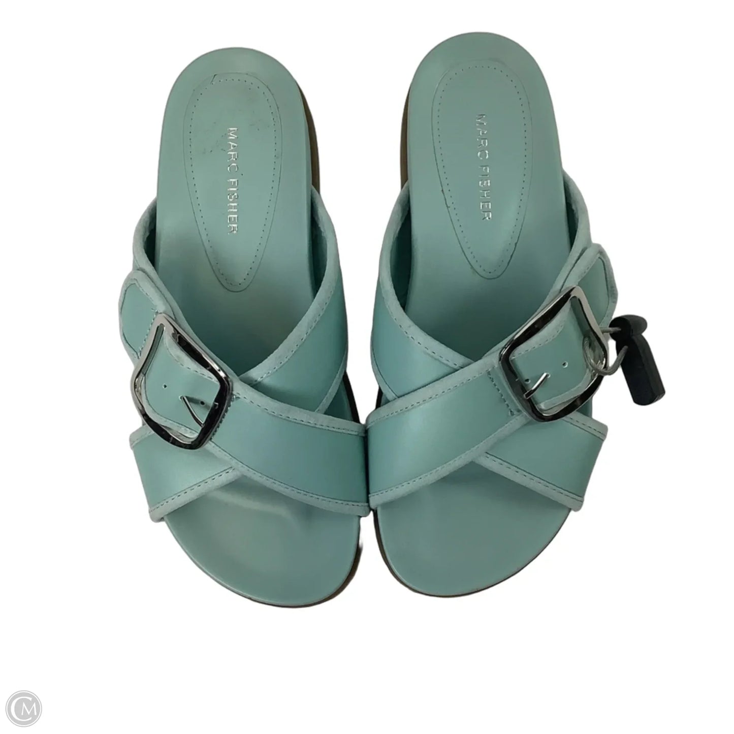 Sandals Flats By Marc Fisher In Blue, Size: 10