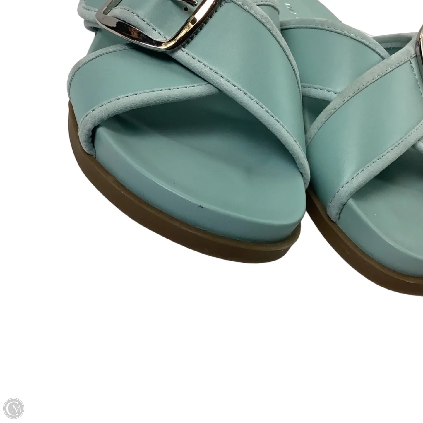 Sandals Flats By Marc Fisher In Blue, Size: 10