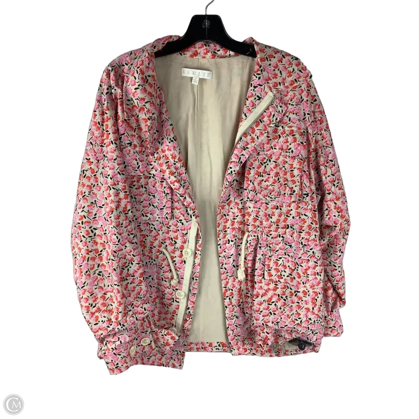 Jacket Other By Karlie In Floral Print, Size: S (oversized)